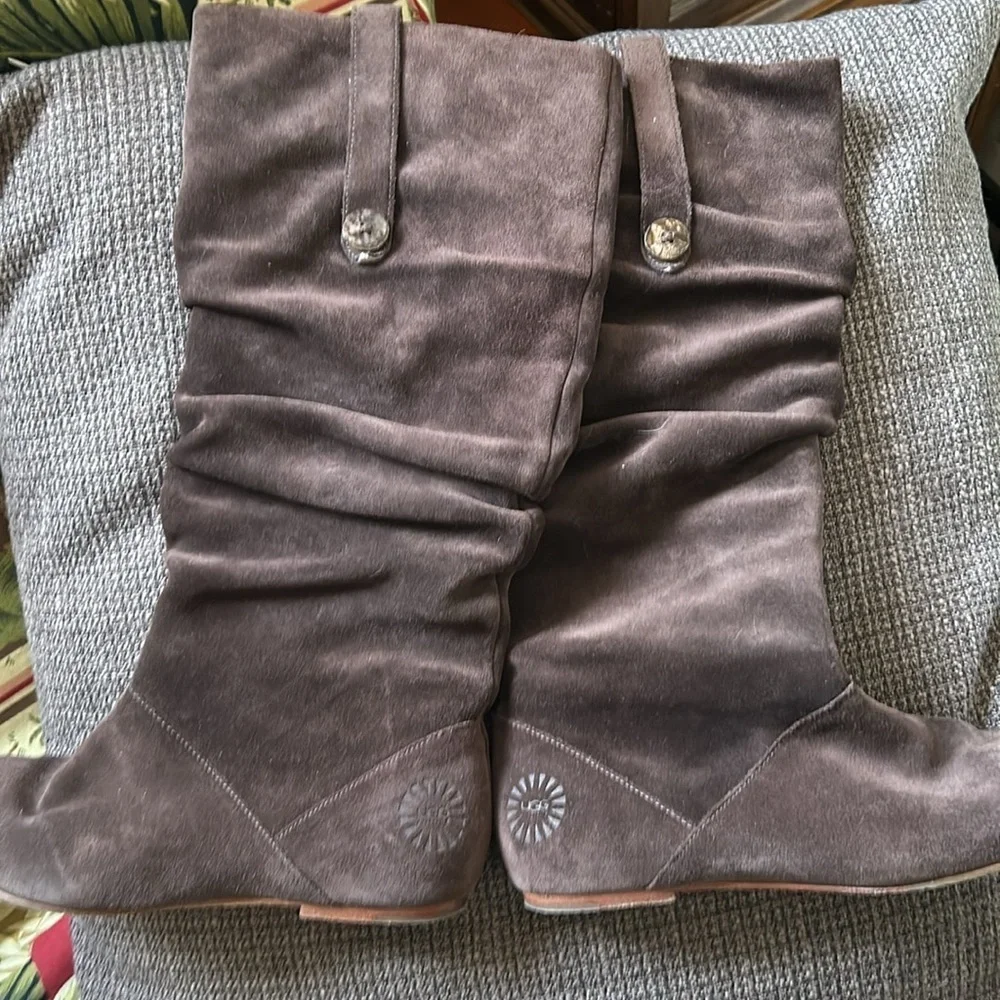 UGG Slouch Boots SZ 8.5  Cocoa Brown - Picture 5 of 7